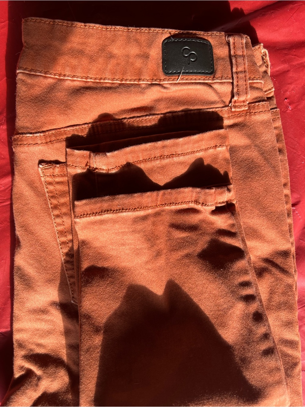 Celebrity Pink Skinny Jeans Women’s Size 9/29 Rust Orange Stretch Denim